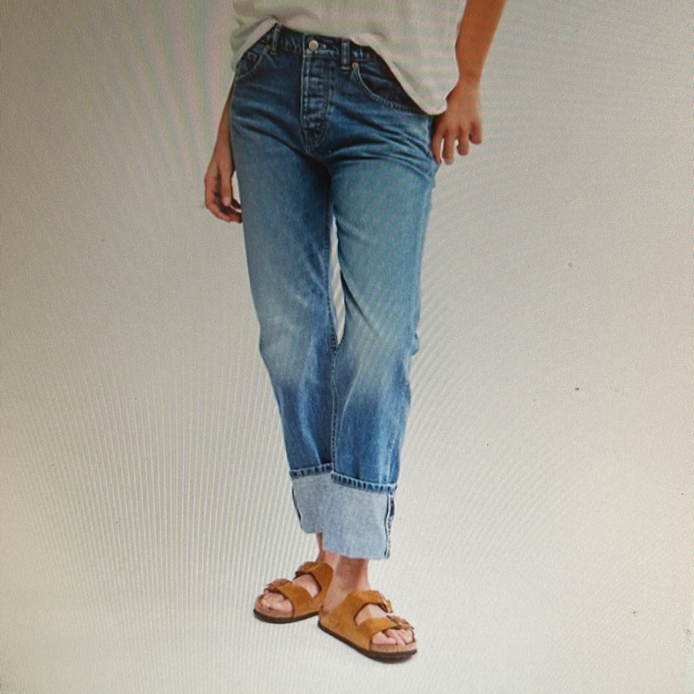 Free People Slim Shade Selvedge Jean